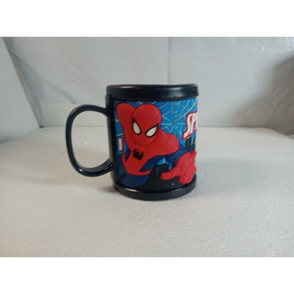 Marvel Spider-Man Universal Studios Parks Mug Plastic Silicone Kids BPA Free 3D